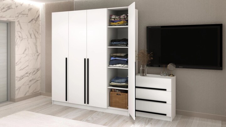 Комплект в гостиную Бастион 2,8 м, Белый