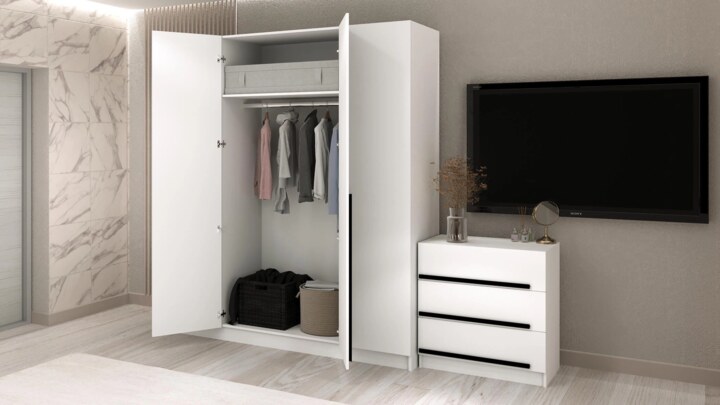 Комплект в гостиную Бастион 2,8 м, Белый