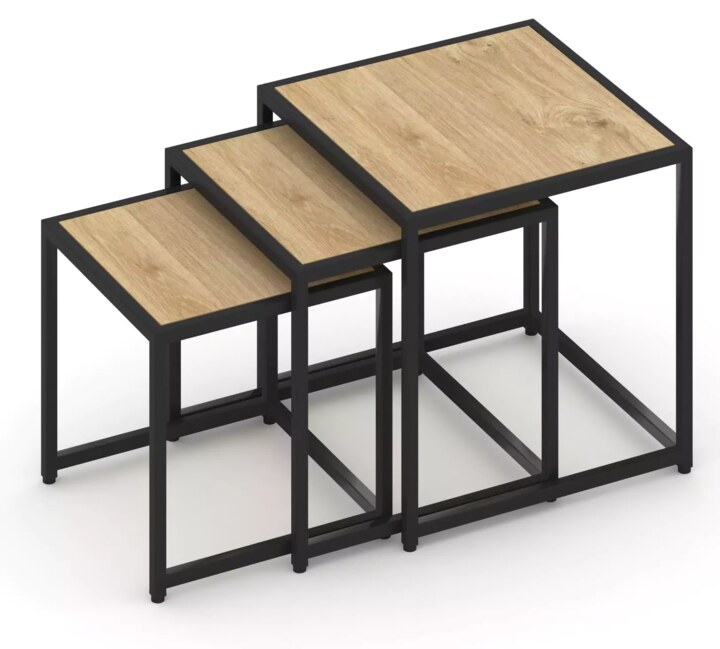 Стол журнальный Лофт дизайн 6, Бежевый