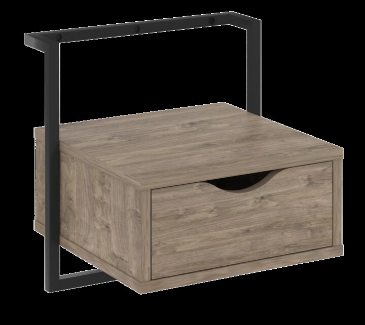 Тумба навесная Лофт дизайн 3, Коричневый