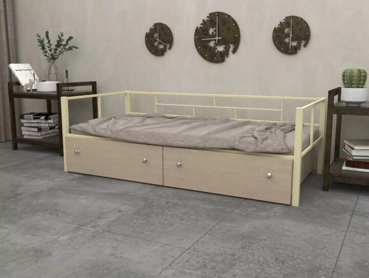 Односпальная кровать Арга с ящиком Односпальная кровать Арга, Белый