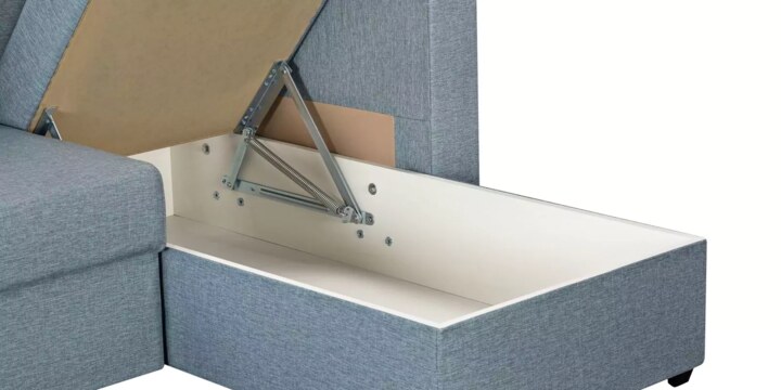 Угловой диван Турин, Голубой
