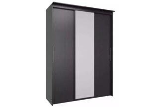 Шкаф-купе Эконом Миллениум 1752х2400х573 1 зеркало, Коричневый