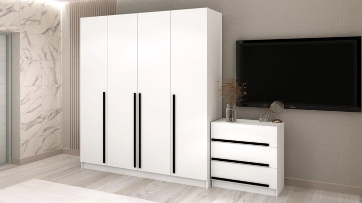 Комплект в гостиную Бастион 2,8 м, Белый