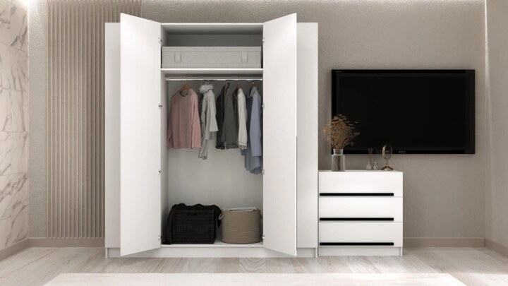 Комплект в гостиную Бастион 2,8 м, Белый