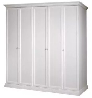Шкаф 5-ти дверный Амели, Белый