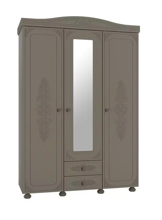 Шкаф 3-х створчатый Ассоль Плюс, Бежевый