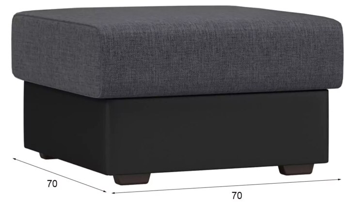 Пуф Амстердам, Серый