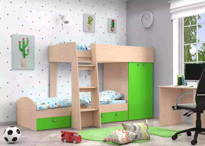 Двухъярусная кровать Golden Kids, Бежевый
