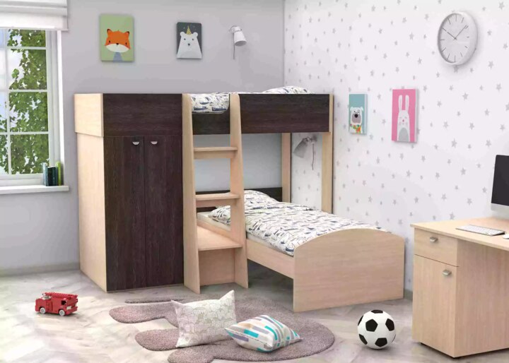 Кровать двухъярусная Golden Kids, Бежевый