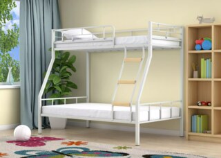 Двухъярусная кровать Радуга, Белый, 44350 в Санкт-Петербурге