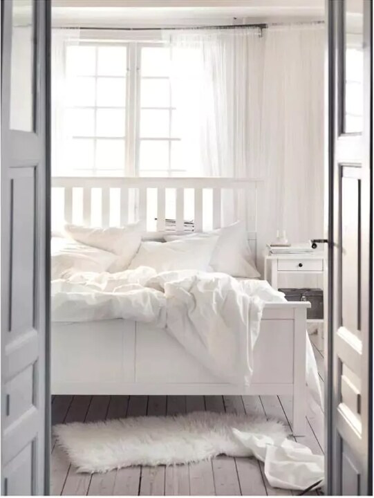 Каркас кровати HEMNES, Белый