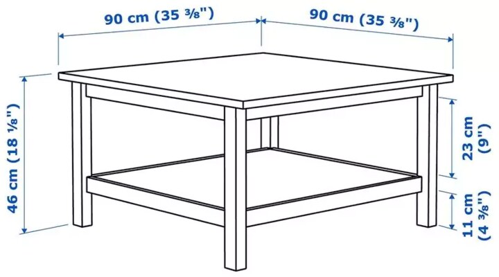 Журнальный стол HEMNES, Бежевый