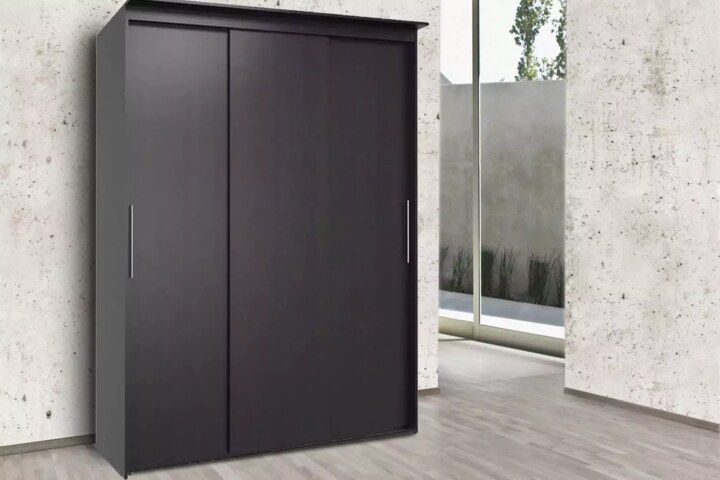 Шкаф-купе Эконом Миллениум 1752х2400х573, Черный