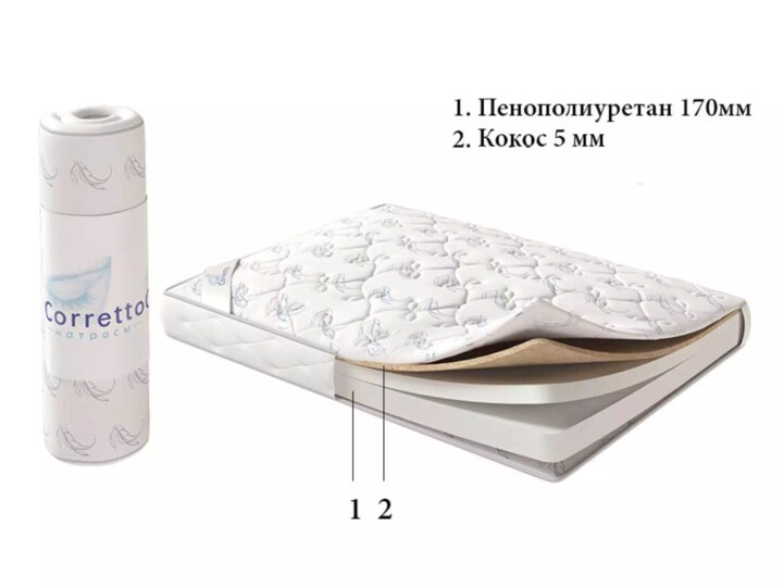 Матрас Roll Spin, Белый