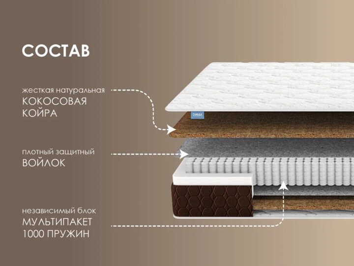 Матрас Димакс Мега, Белый