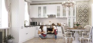 Угловая модульная кухня Барселона белое дерево, Белый