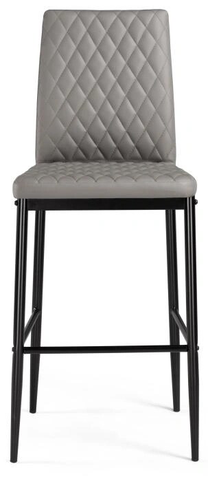 Барный стул Teon gray / chrome, Серый