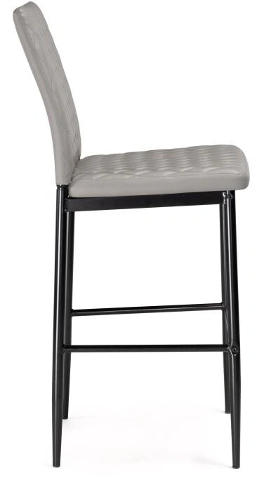 Барный стул Teon gray / chrome, Серый