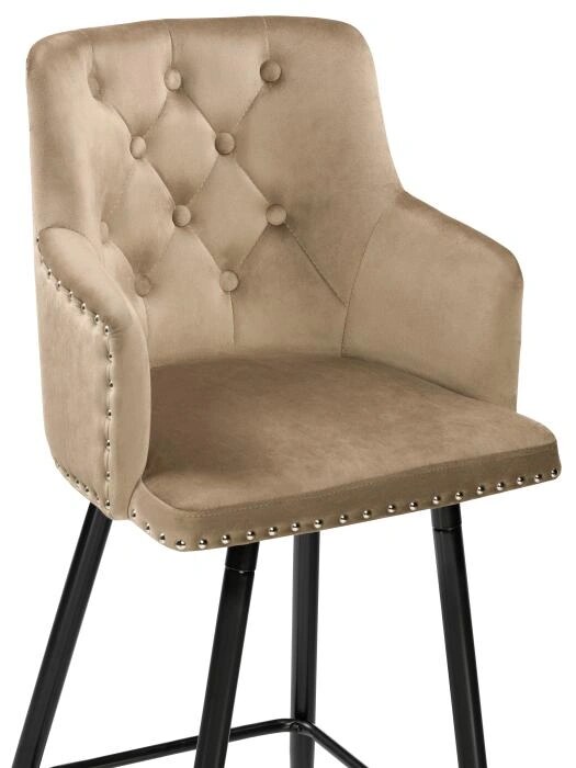 Барный стул Ofir dark beige, Бежевый