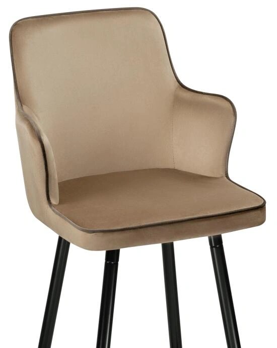 Барный стул Feona dark beige, Бежевый