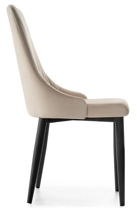 Стул Kora beige / black, Бежевый