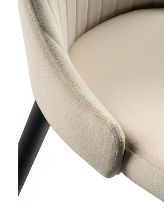 Стул Kora beige / black, Бежевый