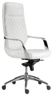 Компьютерное кресло Isida white / satin chrome, Белый
