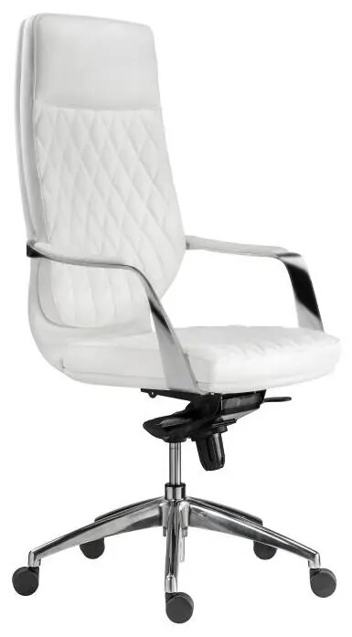 Компьютерное кресло Isida white / satin chrome, Белый