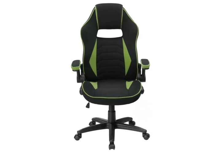 Кресло компьютерное Plast 1 green / black, Черный