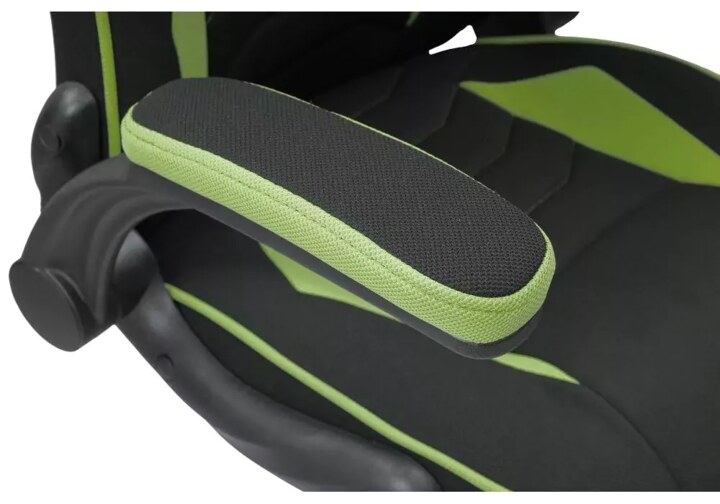 Кресло компьютерное Plast 1 green / black, Черный