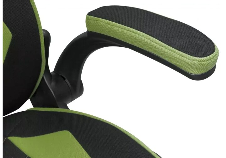 Кресло компьютерное Plast 1 green / black, Черный