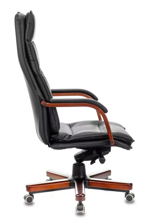 Кресло руководителя Бюрократ T-9927 Walnut, Черный