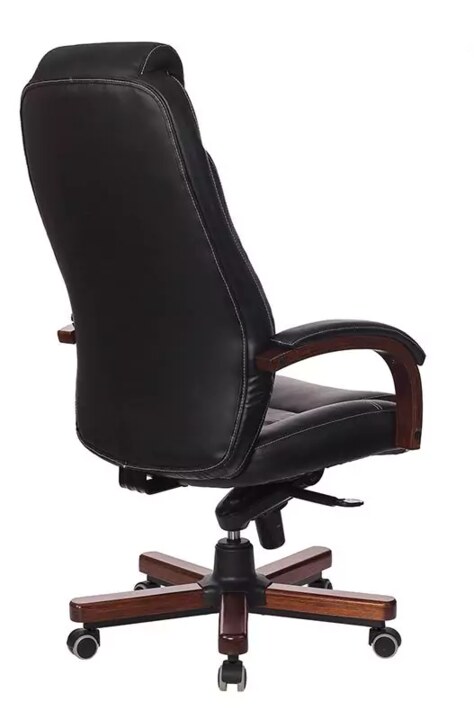 Кресло руководителя Бюрократ T-9923 Walnut, Черный